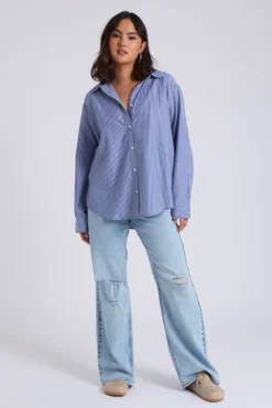 Stripe Oversized Shirt