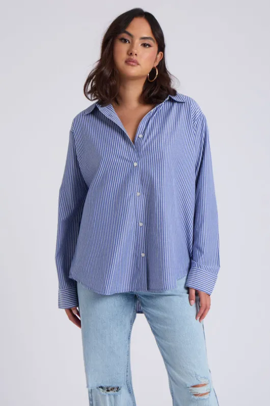 Stripe Oversized Shirt
