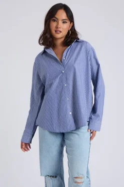Stripe Oversized Shirt