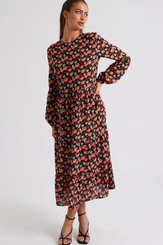 Sybille Floral Smock Dress