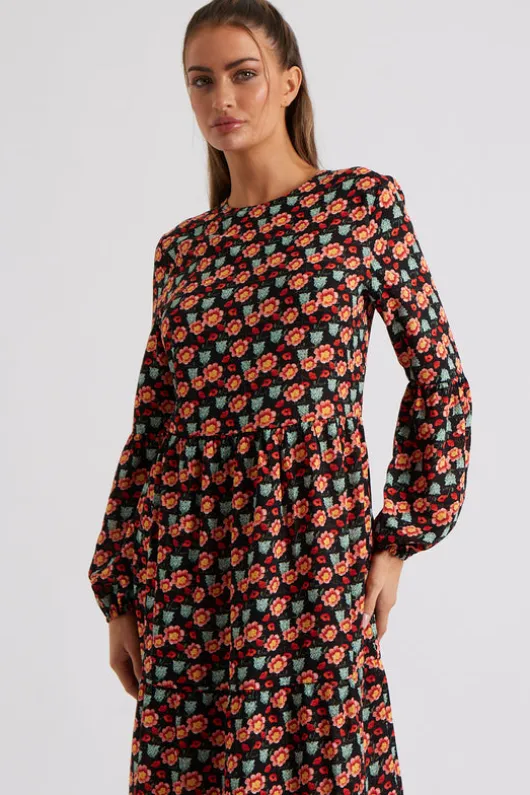 Sybille Floral Smock Dress