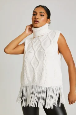 Tassel Knit Vest