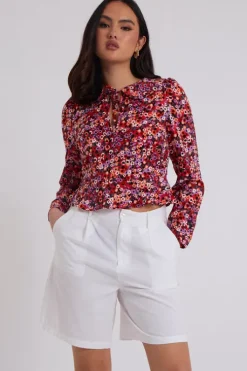 Terese Tie Front Blouse