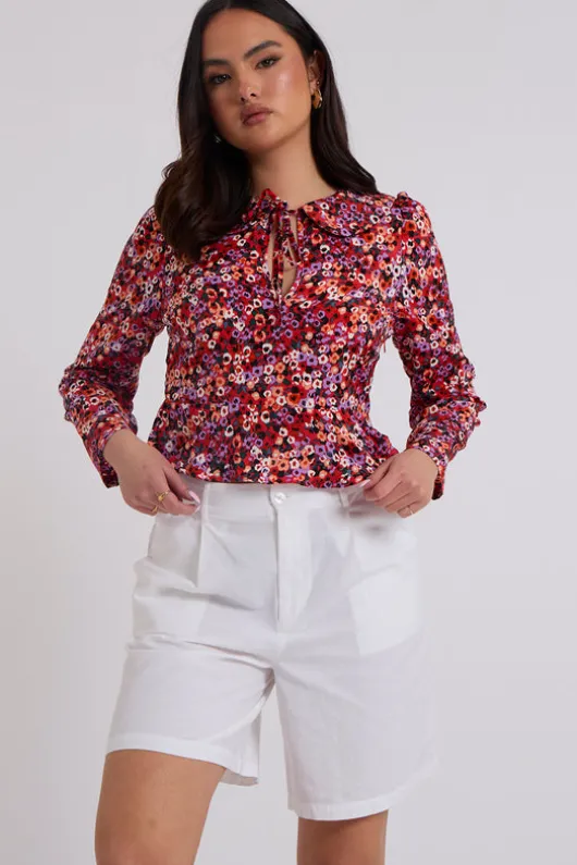 Terese Tie Front Blouse