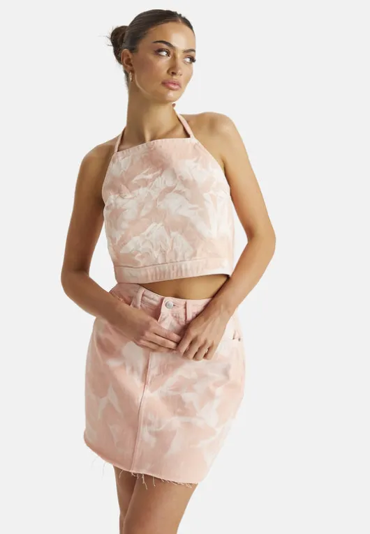 Tie Dye Halterneck Top