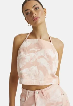 Tie Dye Halterneck Top