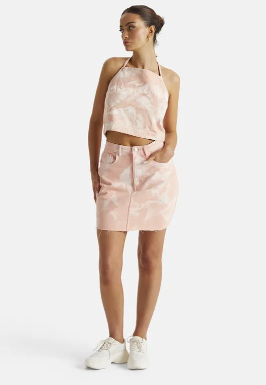 Tie Dye Halterneck Top
