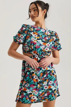 True Floral Smock Dress | Urban Bliss clothing