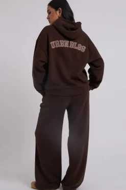UB Wide Leg Chocolate Jogger