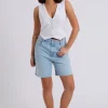 White Linen Blend Waistcoat