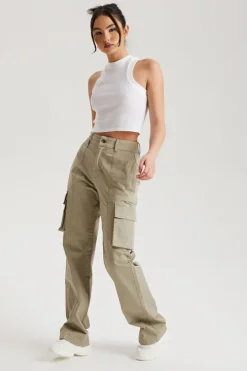 Wide Leg Cargo Pants