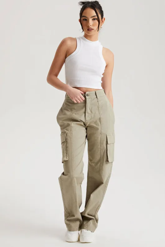Wide Leg Cargo Pants