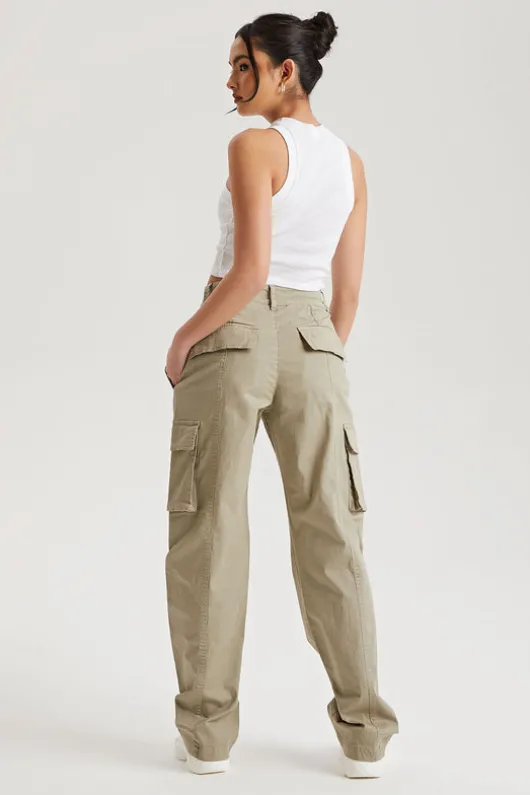Wide Leg Cargo Pants