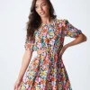 Willow Floral Cut Out Mini Dress
