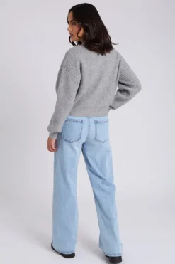 Zip Ribbed Cardigan